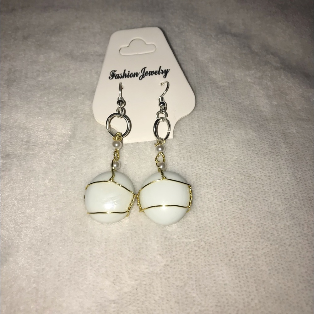 Stone earrings